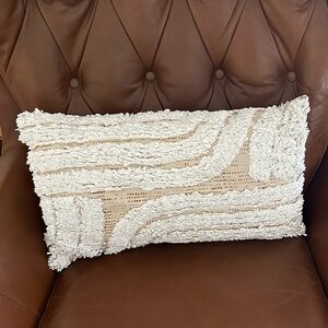 Three 12x20 Throw pillows. Never Used! Very neutral can adapt to any decor.